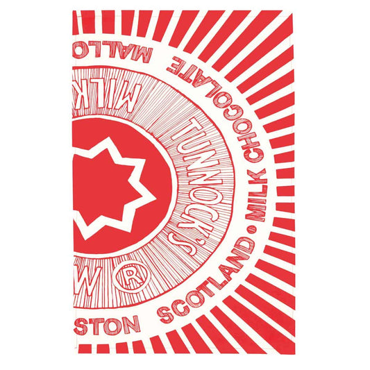 Tunnock's Tea Cake Wrapper Tea Towel