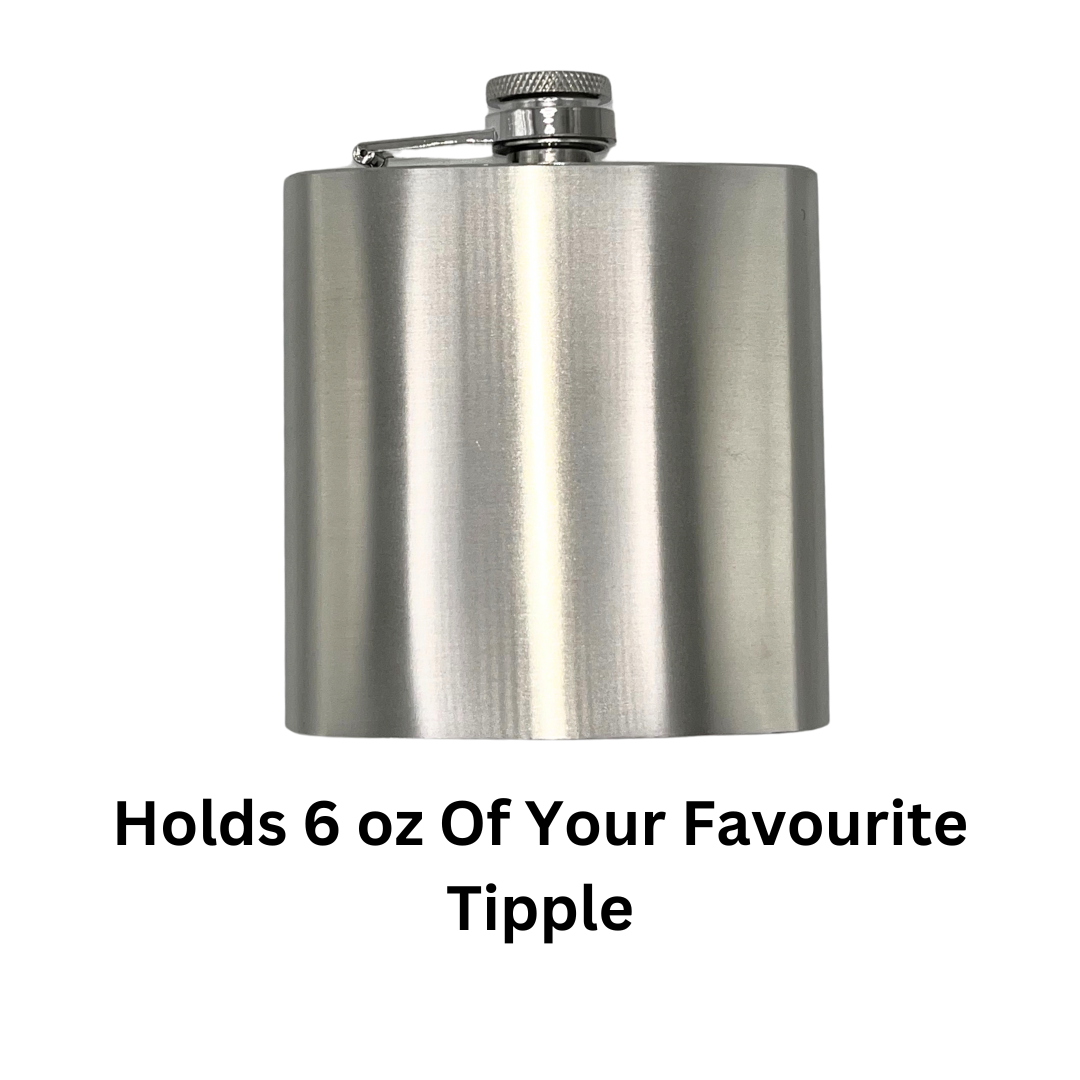 Harris Tweed Hip Flask - High Quality Stainless Steel - Homeware Gift