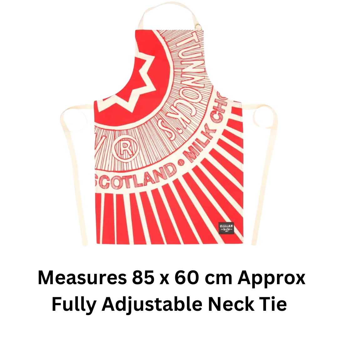 Tunnock's Tea Cake Wrapper Apron - 85 Cm X 60 Cm - Gift Idea