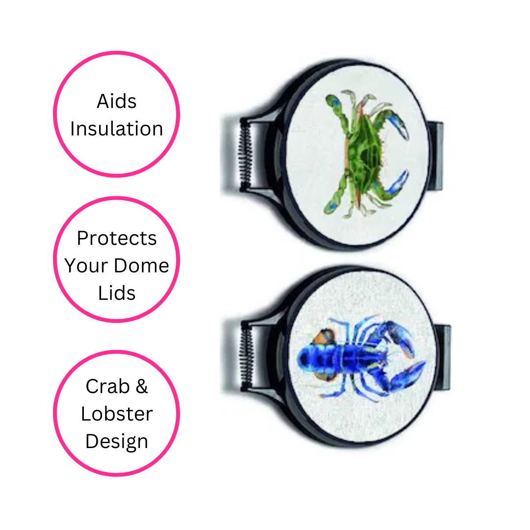 Crab & Lobster Chef's Pads For Aga - British Made - Quirky Detail