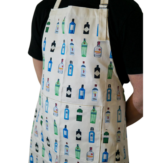 Gin Apron - Front View - Quirky Gift