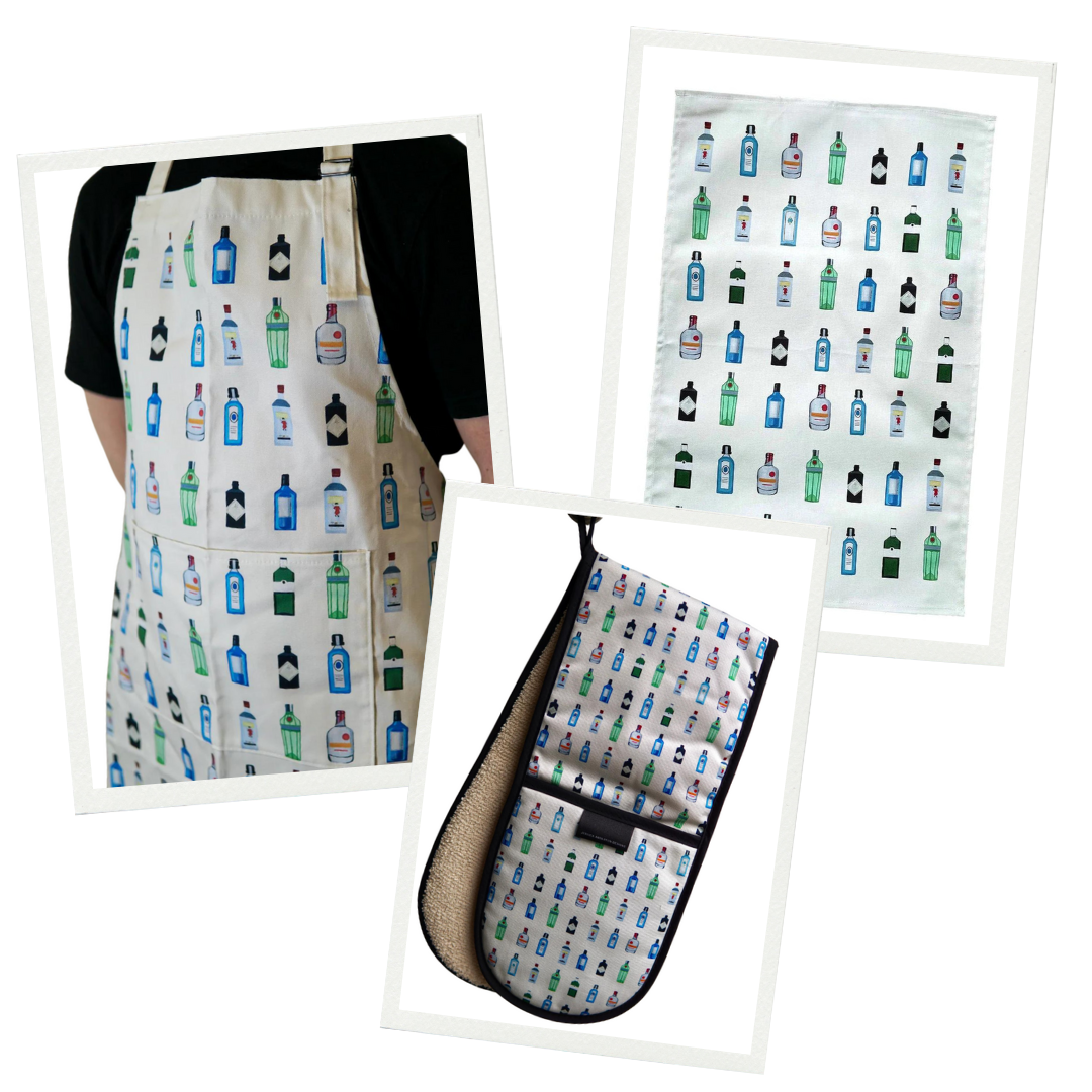 Gin Lover's Kitchen Set - For The Gin Lover - A Joyful Addition To Any Kitchen