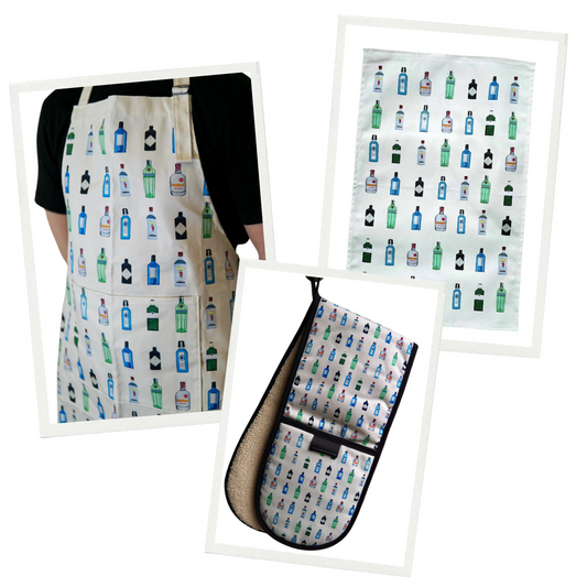 Gin Lover's Kitchen Set - For The Gin Lover - A Joyful Addition To Any Kitchen