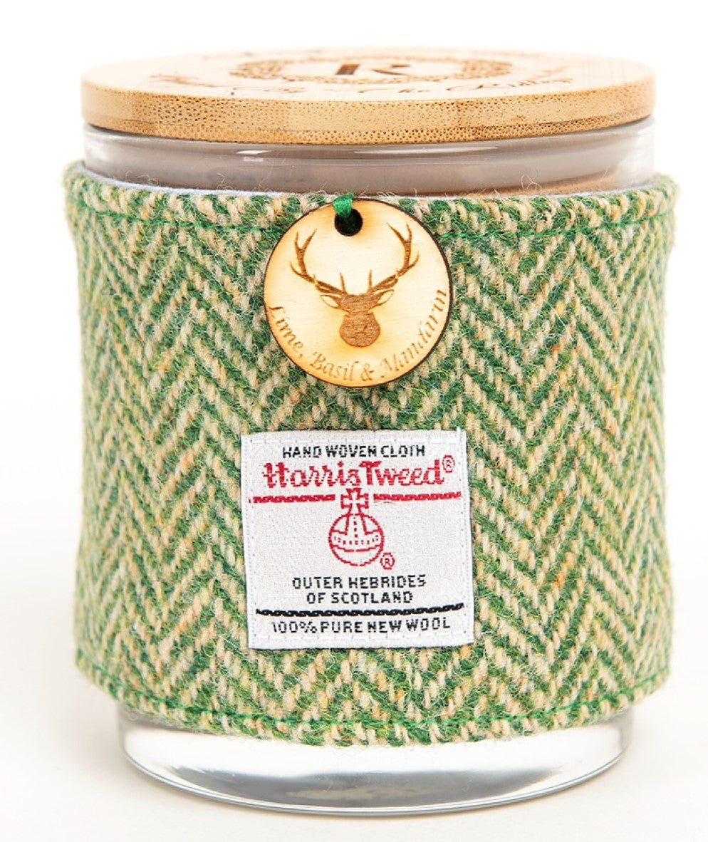 Lime, Basil & Mandarin Harris Tweed Candle