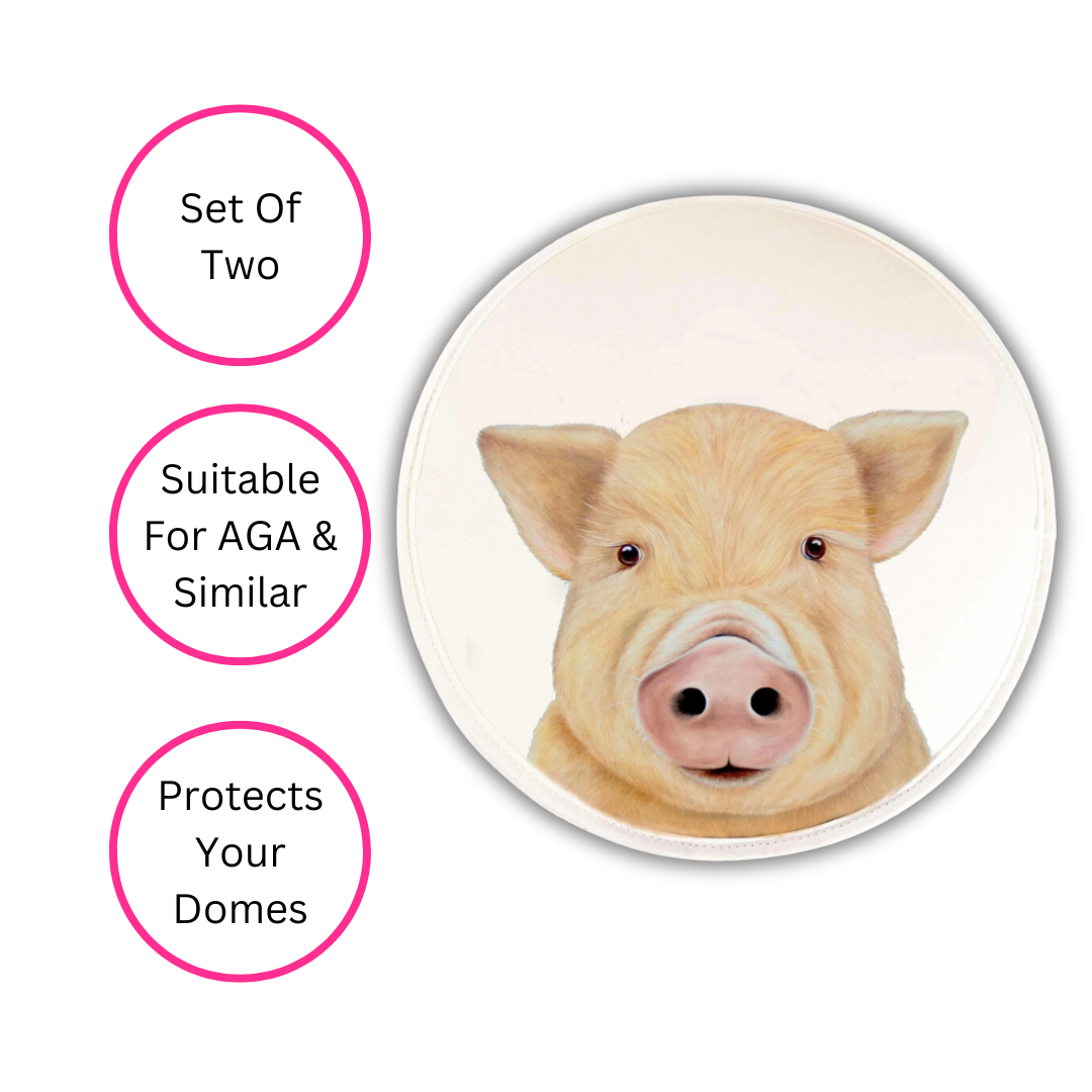 Porky Pig Chef's Pads For Aga - Suitable For Aga - Quirky Detail