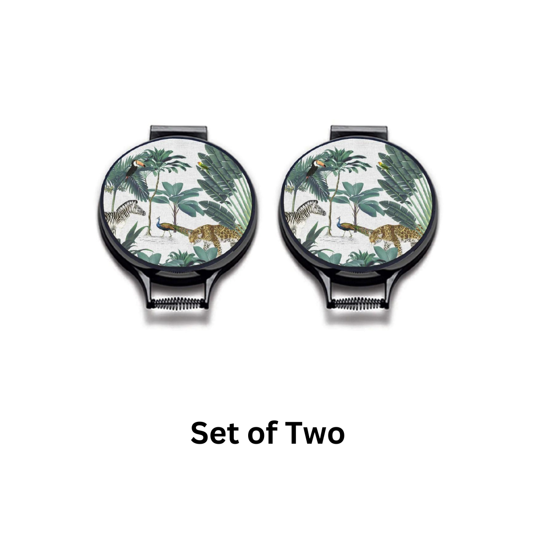 Green Jungle Menagerie Chef's Pads For Aga - Set Of Two - Gift Idea