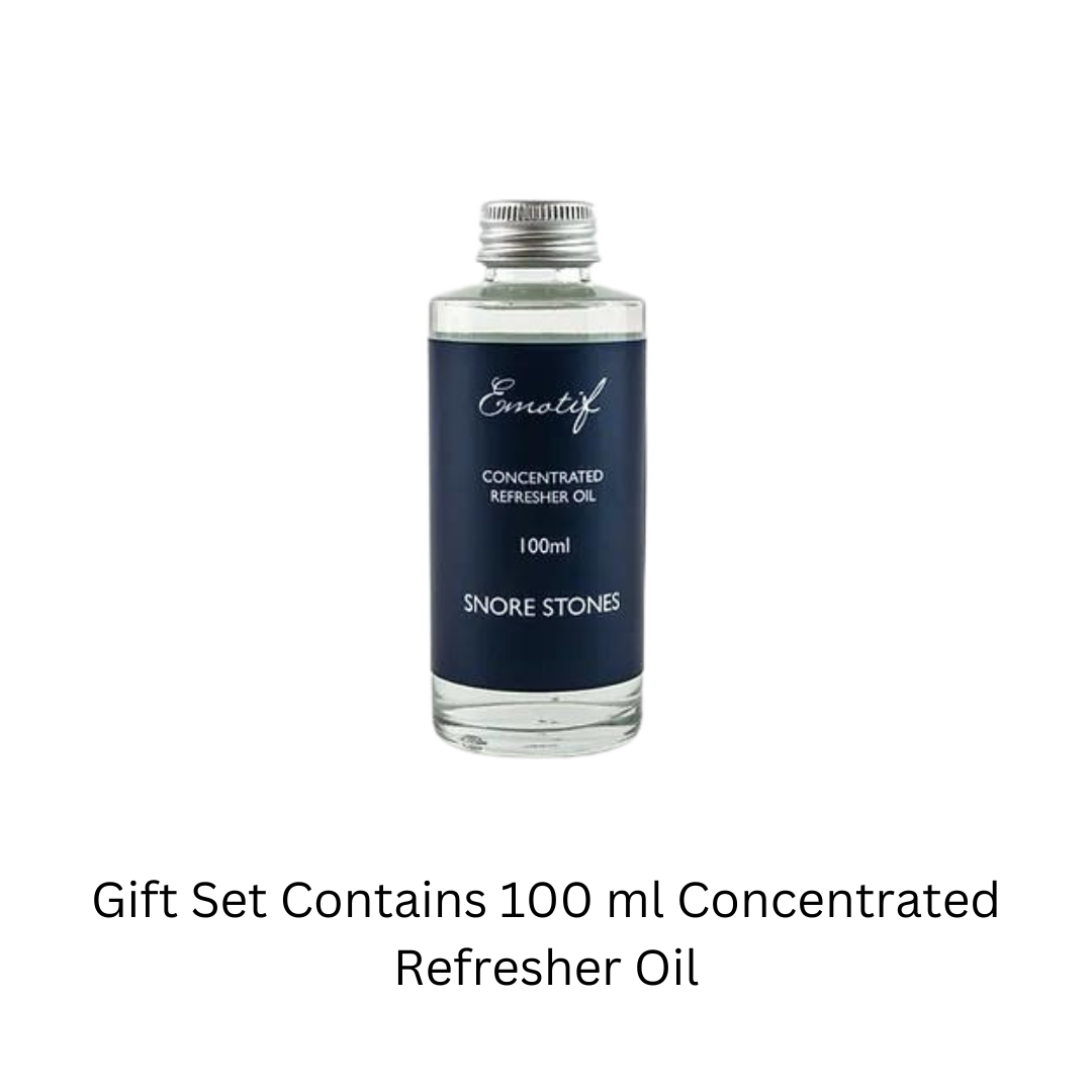 Essential Oil Aromatherapy Snore Stones Gift Set - Contains 100 Ml Concentrated Refresher Oil - A Joyful Addition To Any Kitchen