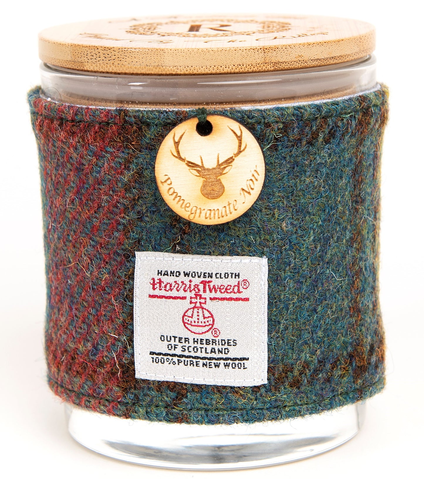 Pomegranate Noir Harris Tweed Candle