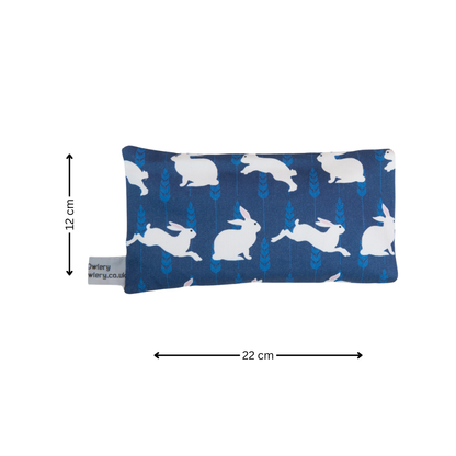 Blue Rabbit Microwaveable Wheat Bag - Back View - Gift Idea