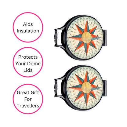 Compass Chef's Pads For Aga - Side View - Quirky Detail