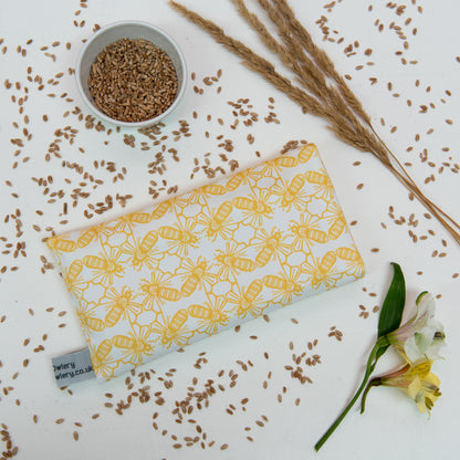 Yellow Bee Microwaveable Wheat Bag - Alternate Angle - Homeware Gift