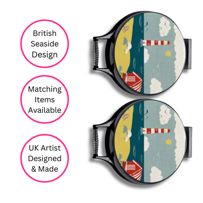 Beside The Seaside Chef's Pads For Aga - Side View - Quirky Detail