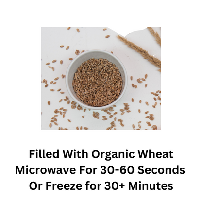 Yellow Bee Microwaveable Wheat Bag - Microwave Or Freeze - Colourful Close-up