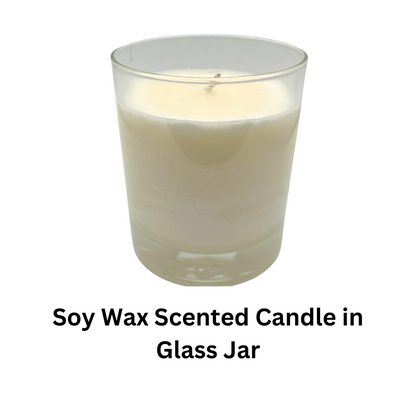 Pomegranate Noir Harris Tweed Candles - Detail Shot - Colourful Close-up