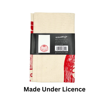 Tunnock's Tea Cake Tea Towel - Alternate Angle - Homeware Gift