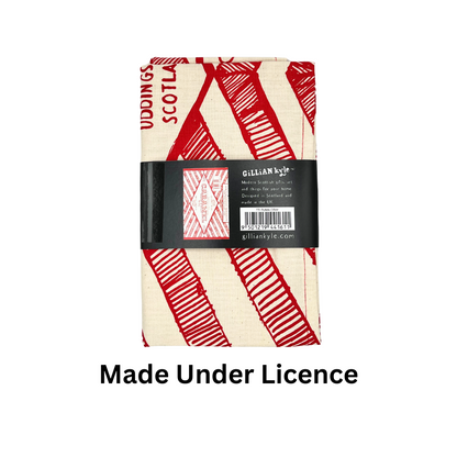 Tunnock's Caramel Wafer Tea Towel - Alternate Angle - Homeware Gift