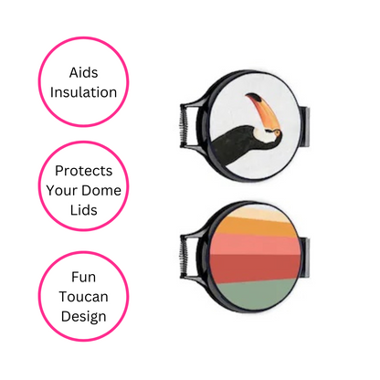 Toucan Chef's Pads For Aga - British Made - Quirky Detail