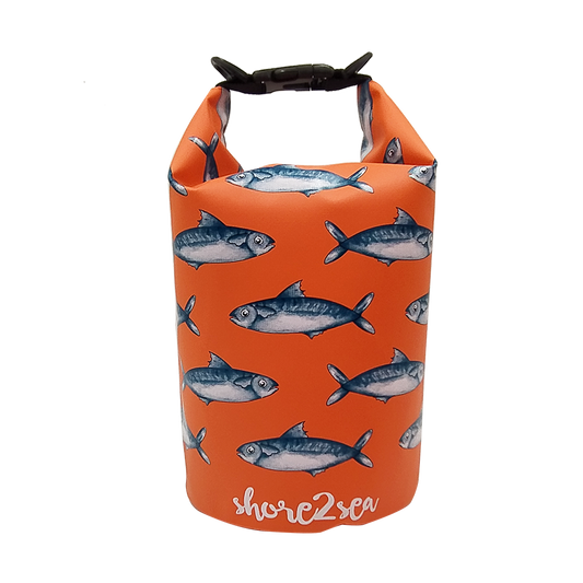 Fish Dry Swimming Bag on transparent background.  