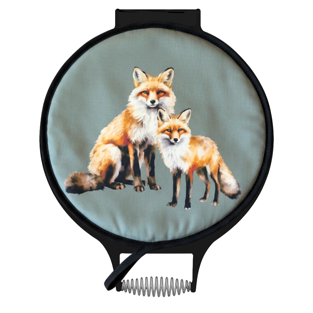 Fox Chef's Pads For AGA on Single AGA Lid.  Gorgeous AGA Lids Covers.  