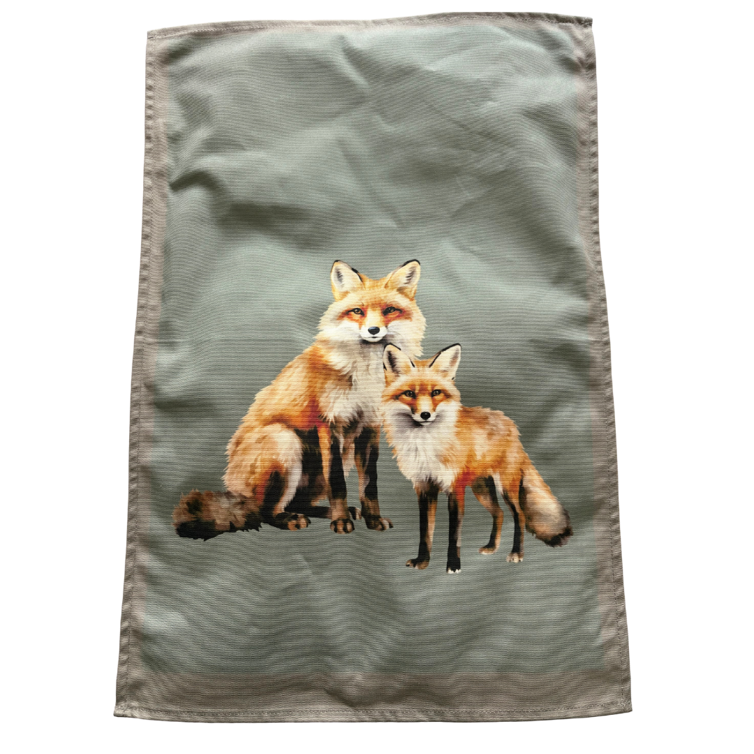 Fox Tea Towel