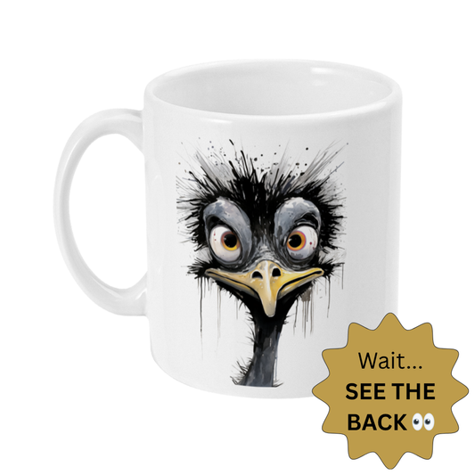 Funny_Emu_Mug_-_Don_t_Talk_To_Me - See The Back - Funny Gift - See The Back
