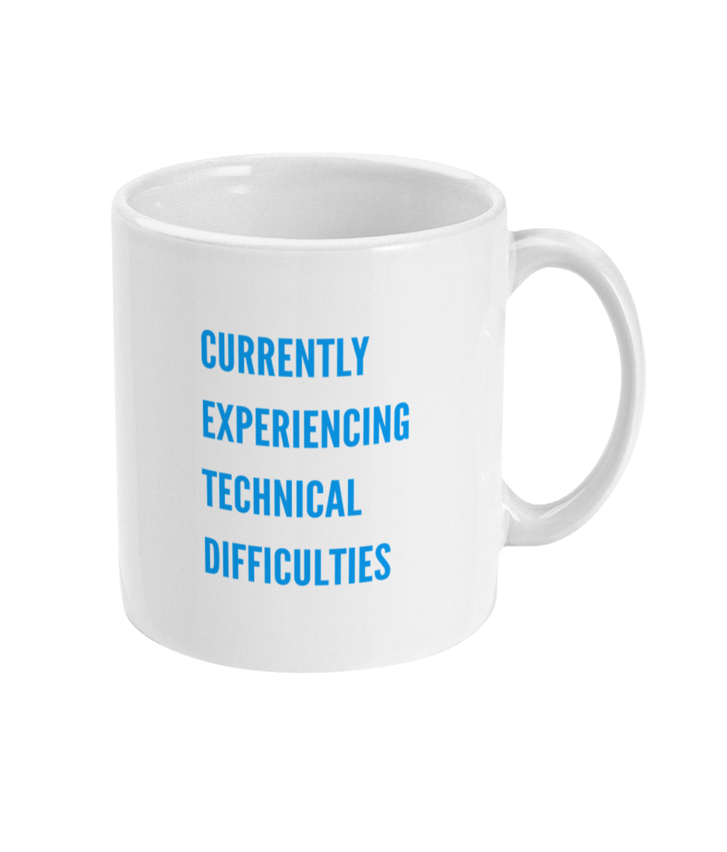  Funny Sheep Mug - Technical Difficulties - Back View - Gift Idea