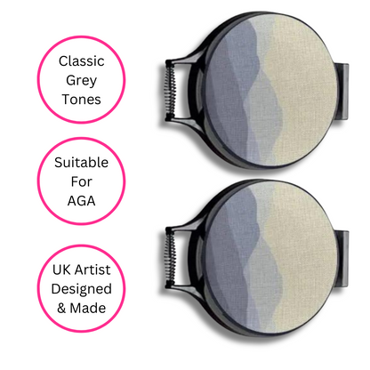 Grey Hills Chef's Pads For Aga - Uk Made - Quirky Detail