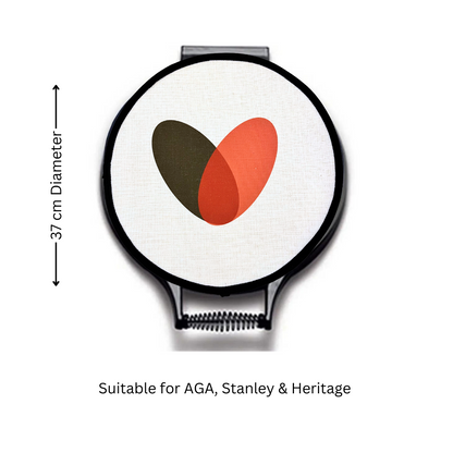 Green Hearts Chef's Pads For Aga - Alternate Angle - Homeware Gift