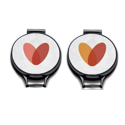 Pink Hearts Chef's Pads For Aga - Quirky Aga Chef's Pads - A Joyful Addition To Your Kitchen