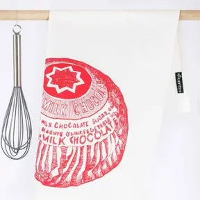 Tunnock's Tea Cake Tea Towel - Alternate Angle - Nostalgic Gift