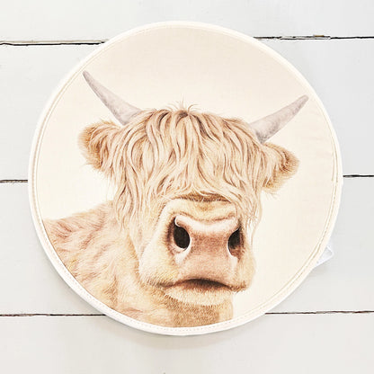 Chef's Pads - Highland Cow (pair) - Front View - A Joyful Addition To Any Kitchen