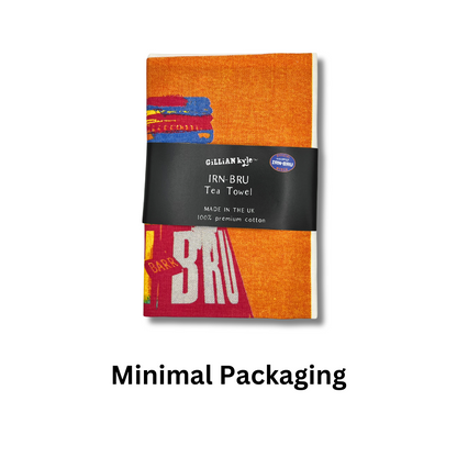 Pop Art Irn Bru Tea Towel - Alternate Angle - Homeware Gift