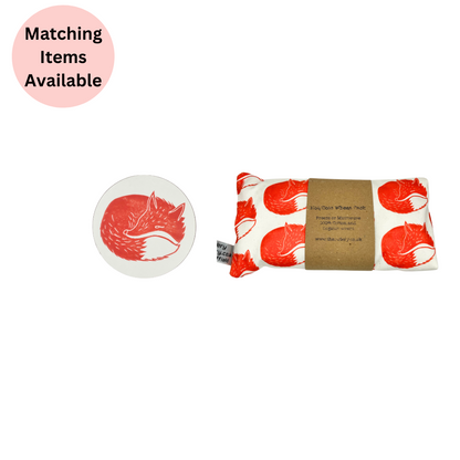 Melamine Red Fox Coaster (round) - Matching Items Available - Homeware Gift