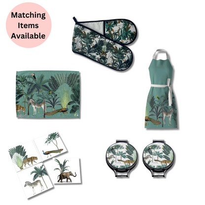 Menagerie Jungle Animal Coasters, Ceramic, Set Of 4 - Matching Items - Homeware Gift