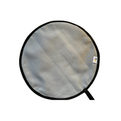 Green Jungle Menagerie Chef's Pads For Aga - Back View - Close-up