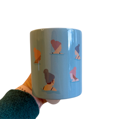 Wild Ones Wild Swimming Mug - Back View - Gift Idea