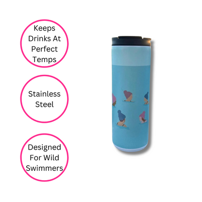 Wild Swimming Thermal Cup - Stainless Steel - Quirky Detail