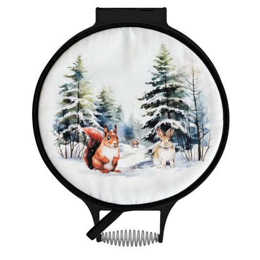 Winter Woodland Animals Chef’s Pad for AGA - Single Chef's Pad