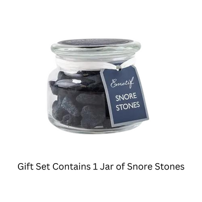 Essential Oil Aromatherapy Snore Stones Gift Set - Detail Shot - Colourful Close-up