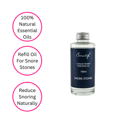 100 Ml Aromatherapy Snore Essential Oil - 100% Natural Essential Oils - Reduce Snoring Naturally