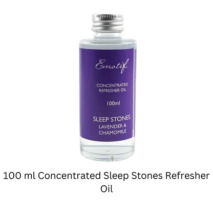 100 Ml Lavender & Chamomile Sleep Essential Oil - Sleep Stones Refresher Oil - Gift Idea