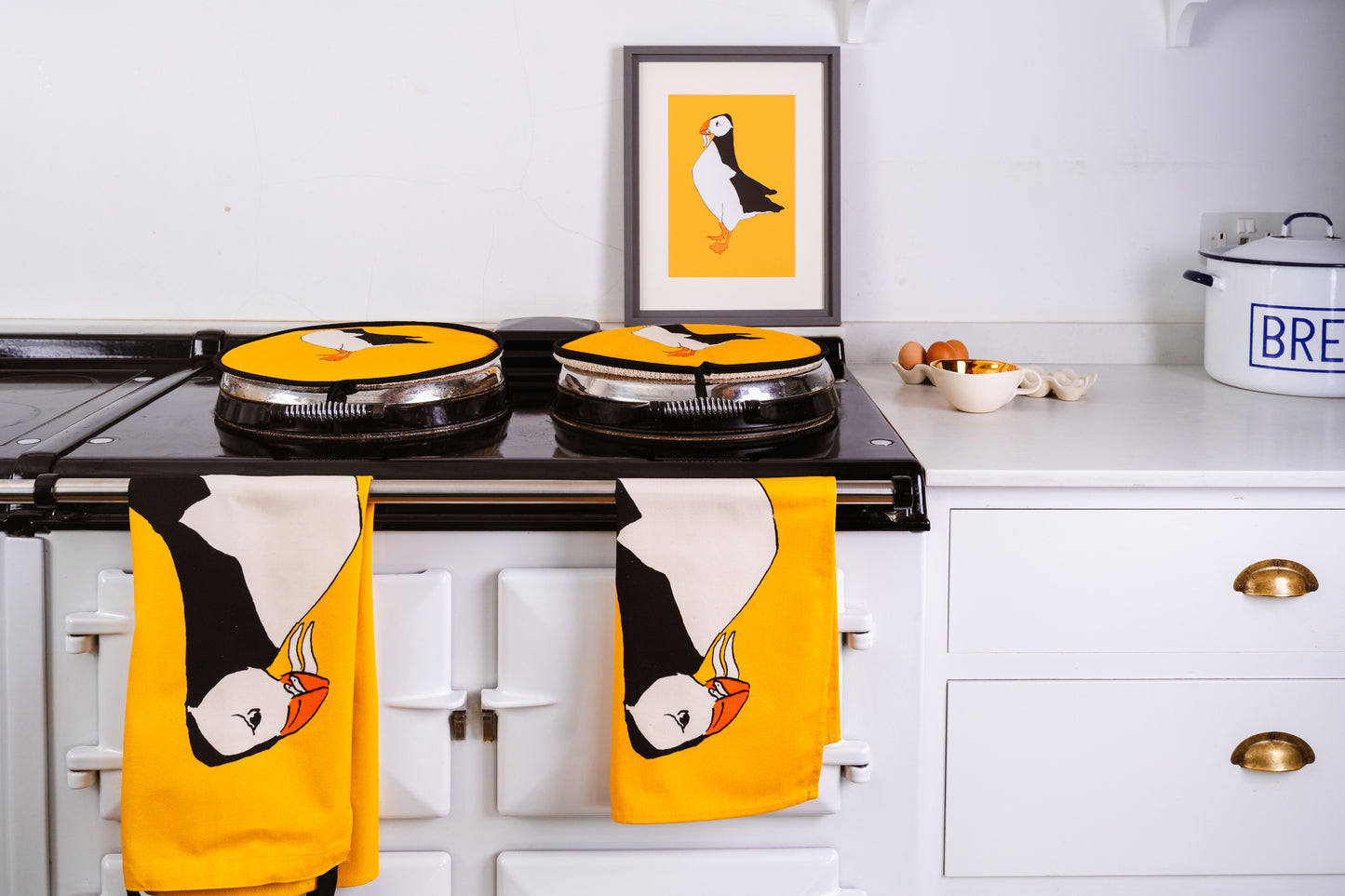 Yellow AGA Chefs Pads