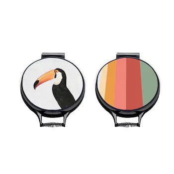 Toucan Chef's Pads For Aga - Front View - A Joyful Addition To Your Kitchen